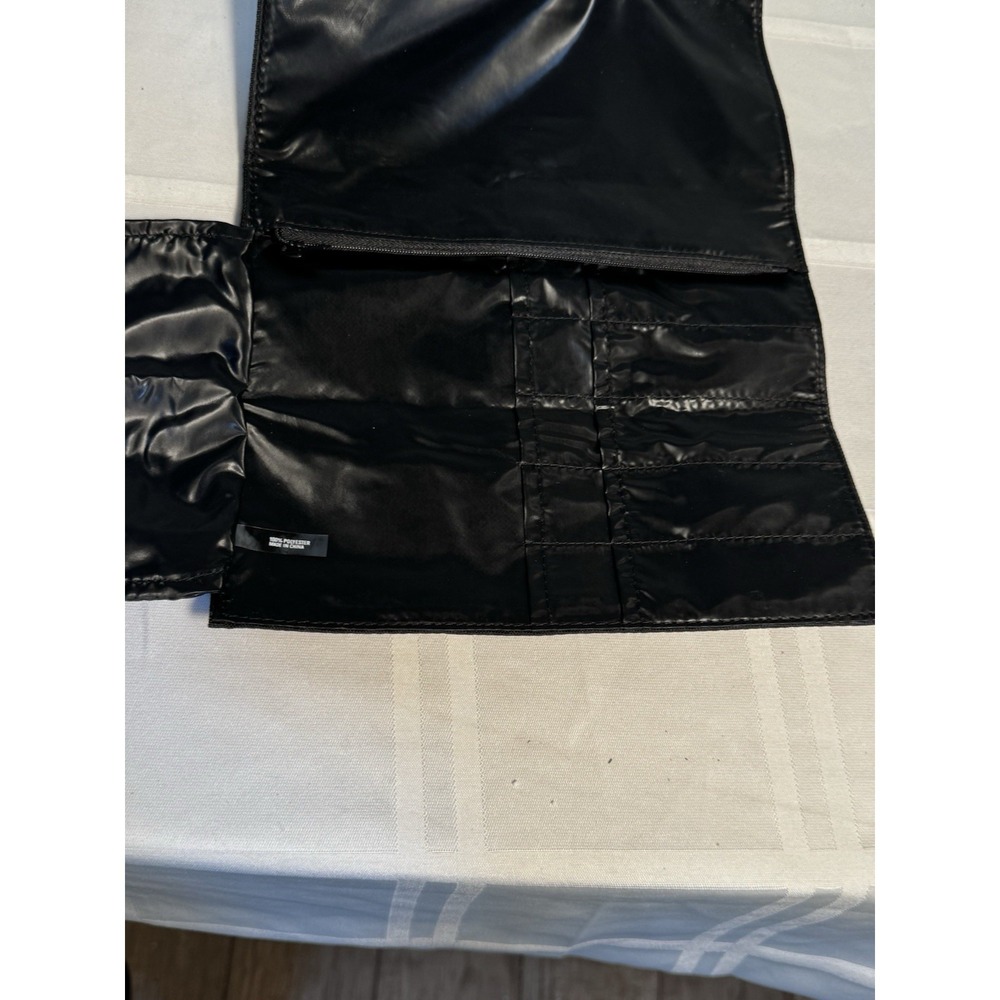 MAC Brush Roll Bag - Rolled Cosmetic Brushes Holder New Black - Picture 5 of 14